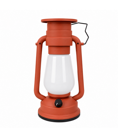HEM HEM Solar Stormlantaarn – Oplaadbare Kampeerlamp / Tentlamp – Buitenlamp op Zonne-energie met Sensor – Warm Wit Licht – Automatisch Aanschakelend bij Donker – Inclusief Batterij & Opbergzak – Weerbestendig en Energiezuinig – Camping Lamp / Tuinlamp
