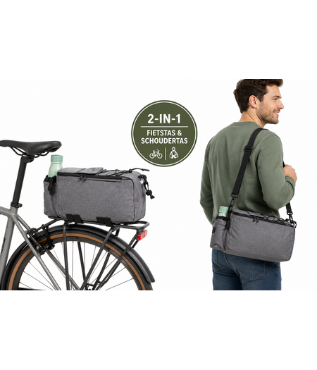 CUHOC CUHOC Fiets Koeltas Grijs
