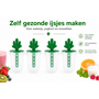 HEM HEM IJsvormpjes Set 4 Stuks - Cactus IJslollymaker - Herbruikbare Waterijs Maker Voor Kinderen - Zelf IJsjes Maken - Fruitijs, Smoothie IJs En Yoghurtijs