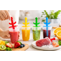 HEM HEM IJsvormpjes Set 4 Stuks - Zwaard IJslollymaker - Waterijs Maker - Herbruikbare IJsjesvormen Voor Kinderen - Zelf IJsjes Maken Met Fruit, Smoothies En Yoghurt