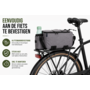 CUHOC CUHOC Fiets Koeltas Grijs - Geïsoleerde Fietstas - Koeltas Voor Fiets - Stuurtas - Koeltas 17x18x40 cm