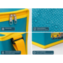 CUHOC CUHOC Koeltas 4 Liter schoolbus print - Lunchtas - Thermotas - Koelbox Tas - Lunch Bag - Picknicktas - Koeltas met Schouderriem - 21x15x15 cm - Geel