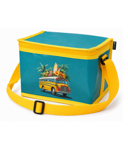 CUHOC CUHOC Koeltas 4 Liter schoolbus print