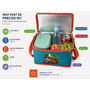 CUHOC CUHOC Koeltas 4 Liter pick-up truck - Koelbox Tas - Thermotas - Lunchtas - Lunch Bag - Picknicktas - Camping Koeltas - Schouderriem - 21x15x15 cm - Oranje