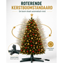 HEM HEM Kerstboomstandaard Roterend – Elektrische Kerstboomvoet – Draaiende Kerstboomhouder – Kunstkerstboom tot 240 cm – 35 kg - Geleverd met HEM Microvezeldoek