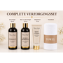 HEM HEM Verzorgingsset Dames Beige – Kersenbloesem & Amber – Douchegel, Bad- en Douchegel, Bodylotion & Handdoek – Inclusief HEM Microvezeldoekje