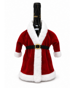 HEM Wijnfles Kerstdecoratie Kerstmanpak