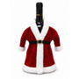 HEM HEM Wijnfles Kerstdecoratie Set 2 Stuks - Kerstjurk & Kerstmanpak - Wijnfleshoes - Flesversiering Rood Wit