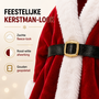HEM HEM Wijnfles Kerstdecoratie Set 2 Stuks - Kerstmanpak & Kerstpak Met Muts - Wijnfleshoes - Flesversiering Rood Wit