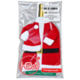 HEM HEM Wijnfles Kerstdecoratie Kerstmanpak Met Muts - Wijnfleshoes Kerst - Flesversiering Rood Wit - Tafeldecoratie