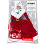 HEM HEM Wijnfles Kerstdecoratie Kerstjurk Rood Wit - Wijnfleshoes - Flesversiering - Kerst Tafeldecoratie 20 cm
