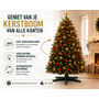 HEM HEM Kerstboomstandaard Roterend – Elektrische Kerstboomvoet – Draaiende Kerstboomhouder – Kunstkerstboom tot 240 cm – 35 kg - Geleverd met HEM Microvezeldoek
