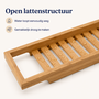 HEM HEM bamboe badrek 64,5 x 15 cm - Badplank voor badkuip