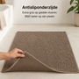 HEM HEM Badmat 50x80 cm Taupe – Antislip Badkamermat – Met Microvezeldoekje