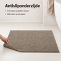 HEM HEM Badmat 50x80 cm Grijs – Antislip Badkamermat – Met Microvezeldoekje
