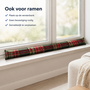 HEM HEM tochtstopper deur 90 cm - Groen-rood geruit - Met microvezeldoek