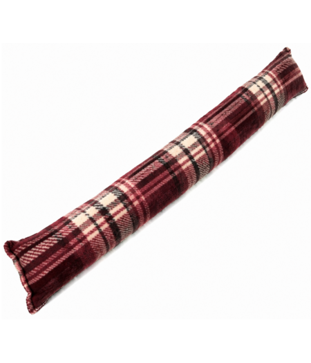 HEM HEM tochtstopper deur 90 cm - Bordeaux geruit