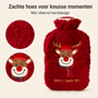 HEM HEM kruik 2L met Hoes - Rood - Rendier - Microvezeldoekje