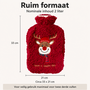 HEM HEM kruik 2L met Hoes - Rood - Rendier - Microvezeldoekje