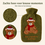 HEM HEM kruik 2L met Hoes - Groen - Kerstbeer - Met HEM Microvezeldoekje