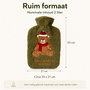 HEM HEM kruik 2L met Hoes - Groen - Kerstbeer - Met HEM Microvezeldoekje