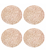 HEM Placemats Rond Ø 38 cm Goud - 4 stuks