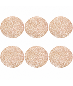 HEM Placemats Rond Ø 38 cm Goud - 6 stuks