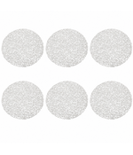 HEM Placemats Rond Ø 38 cm Zilver - 6 stuks