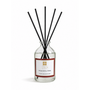 HEM HEM Geurstokjes Peaceful Pine 100 ml met Roségouden Placemat 38 cm - 5 Stokjes - Geurdiffuser - Huisparfum - Kerstdecoratie