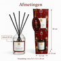 HEM HEM Geurstokjes Peaceful Pine 100 ml met Roségouden Placemat 38 cm - 5 Stokjes - Geurdiffuser - Huisparfum - Kerstdecoratie