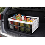 HEM HEM Vouwkrat 32L Wit – Opvouwbare Opbergkrat – Boodschappenkrat Voor Auto & Thuis – 50×35×25 cm