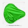 HEM HEM Fietszadelhoes Groen 26 x 23 cm - Met Waterdichte Coating