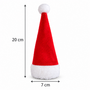 HEM HEM Kerstmuts voor wijnfles - 4 stuks - Rood wit - 20 x 7 cm