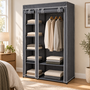 HEM HEM Stoffen Garderobekast - 100x46x174 cm - 5 Stoffen Legplanken