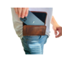HEM HEM (Rund) Leer Broekriem Hoesje – Geschikt voor iPhone 17 Pro / iPhone 18 Pro – Cognac Bruin Broekriem Telefoonhoesje