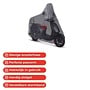 CUHOC CUHOC Scooterhoes voor de Sym Fiddle 4 Met hoog windscherm) stofvrij / ademend / waterafstotend Redlabel