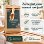 HEM HEM Badzout Cadeauset - 3 Geuren - 3 x 200 g - Sinaasappel, Pompoen en Appel-Kaneel - Met Houten Schepjes - Inclusief HEM Microvezeldoekje