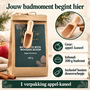 HEM HEM Badzout Cadeauset - 3 Geuren - 3 x 200 g - Sinaasappel, Pompoen en Appel-Kaneel - Met Houten Schepjes - Inclusief HEM Microvezeldoekje