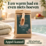 HEM HEM Badzout Cadeauset - 3 Geuren - 3 x 200 g - Sinaasappel, Pompoen en Appel-Kaneel - Met Houten Schepjes - Inclusief HEM Microvezeldoekje