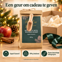 HEM HEM Badzout Cadeauset - 3 Geuren - 3 x 200 g - Sinaasappel, Pompoen en Appel-Kaneel - Met Houten Schepjes - Inclusief HEM Microvezeldoekje