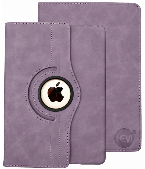 HEM HEM Silky Purple iPad hoes geschikt voor iPad 10.2 (2019 / 2020 / 2021) - 10.2 inch Draaibare Autowake Cover - iPad 2019 / 2020 / 2021 hoes - iPad 7 / 8 / 9 Hoes - 7e / 8e / 9e generatie hoes - Met Stylus Pen