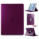 HEM HEM iPad Hoes geschikt voor iPad 2 / 3 / 4 - Paars - 9,7 inch - Draaibare hoes - iPad 2 Hoes - iPad 3 hoes - iPad 4 Hoes - Met Stylus Pen