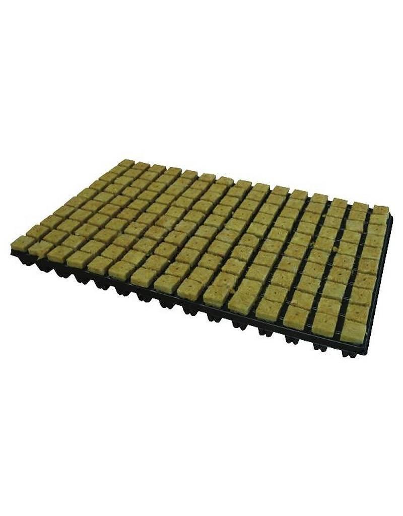 Grodan Steenwoltray 2x2 cm 150 st. p/tray 18 trays p/doos
