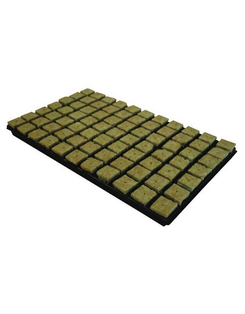 Grodan Steenwoltray 4x4 cm 77 st. p/tray 18 trays p/doos