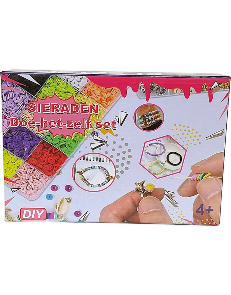 Sieraden Doe-het-zelf set - Cadeau - Knutselen - DIY - Complete set - Creatief - Meisjes - Kleikralen