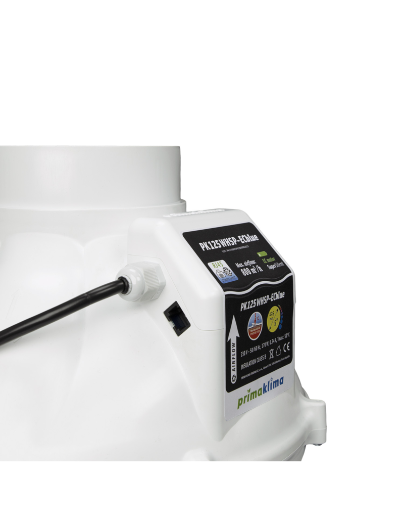 PrimaKlima PrimaKlima Whisperblower ECBlue - Ø125mm - 0 bis 800 m³/h - RJ45-Anschluss - Rohrventilator