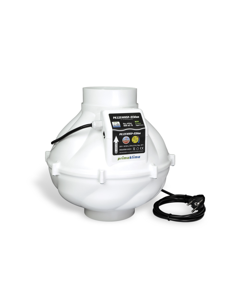 PrimaKlima PrimaKlima Whisperblower ECBlue - Ø125mm - 0 bis 800 m³/h - RJ45-Anschluss - Rohrventilator