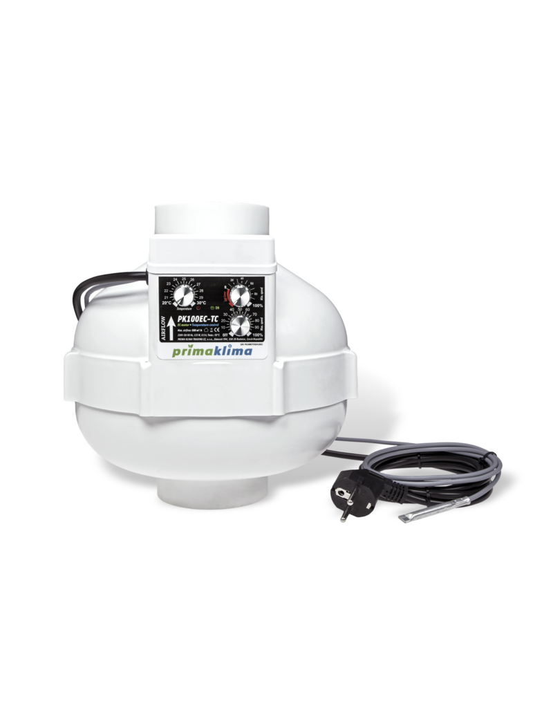PrimaKlima PrimaKlima EC Ø100mm - 580 m3/u - Temp Controller
