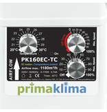 PrimaKlima PrimaKlima EC Ø160mm - 1180 m3/h - Temp Regler - Rohrventilator