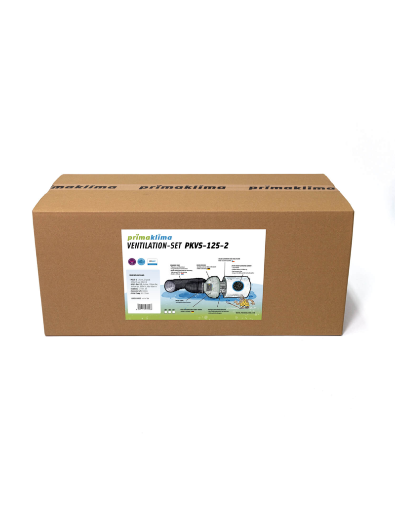PrimaKlima Prima Klima PKVS-125-2 Abluftset - 220m³/h bis 400m³/h